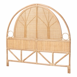 bali & pari Kang Natural Rattan Standalone Headboard, Queen